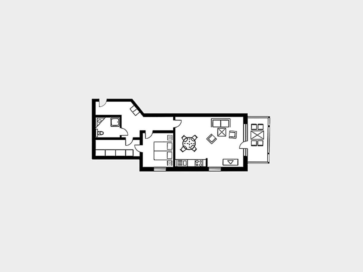 Strandvillen Binz - Ferienwohnung Mit Meerblick, 1 Schlafzimmer Und Balkon Sv-757 المظهر الخارجي الصورة